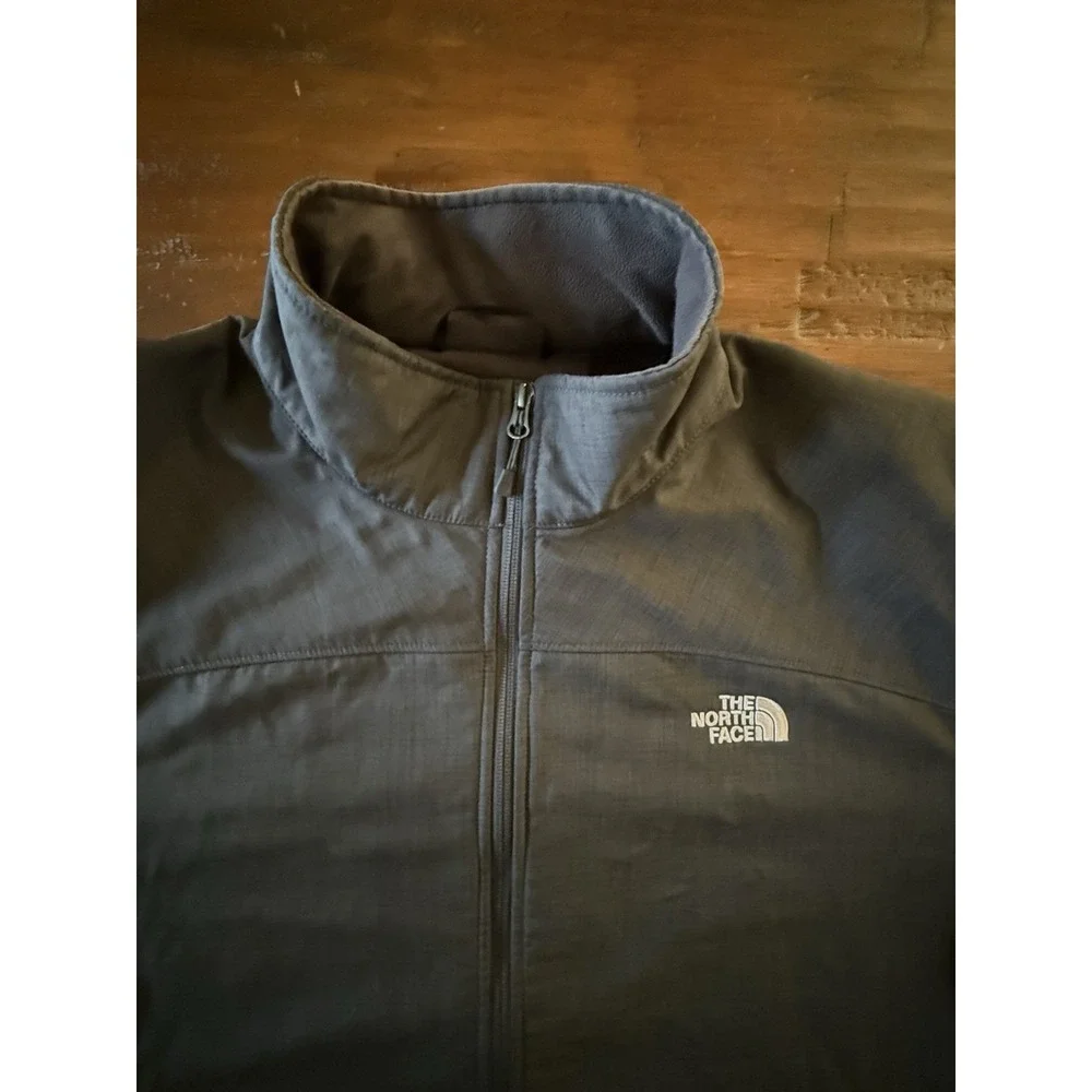 The North Face Apex ClimateBlock Softshell Jacket Men's XXL Gray Full Zip